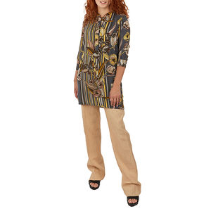 Network Blouse Women size XXS Brown